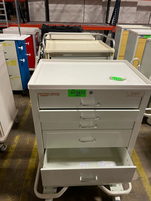 Armstrong Medical Crash Cart *Lot of 3* for sale
