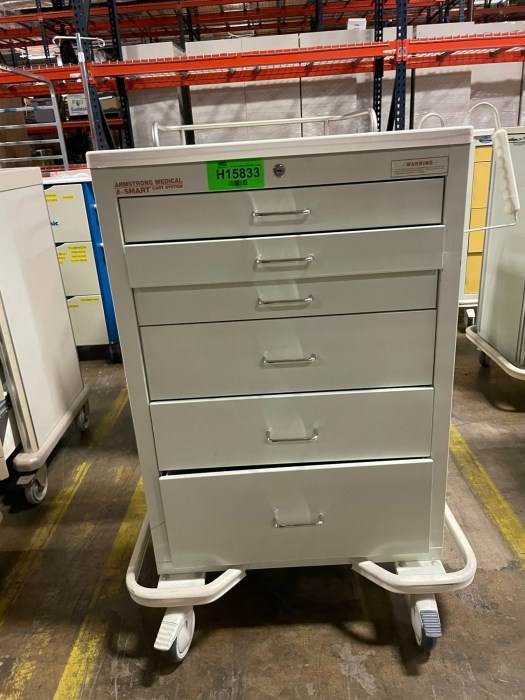 Armstrong Medical Crash Cart *Lot of 3* for sale