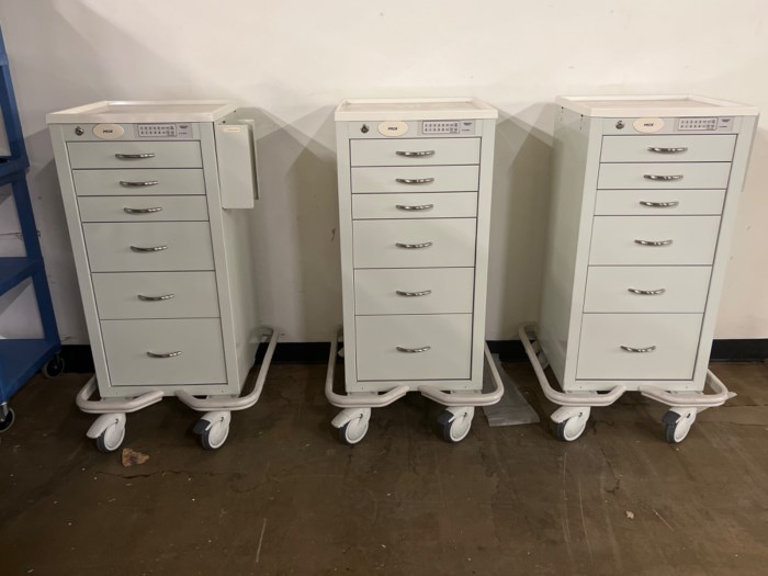 Armstrong Medical Prox ASmart Cart (Lot of 3) for sale