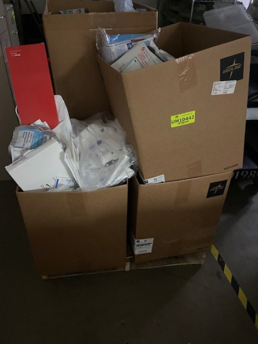 Assorted Boxes of Expired Medical Supplies for sale