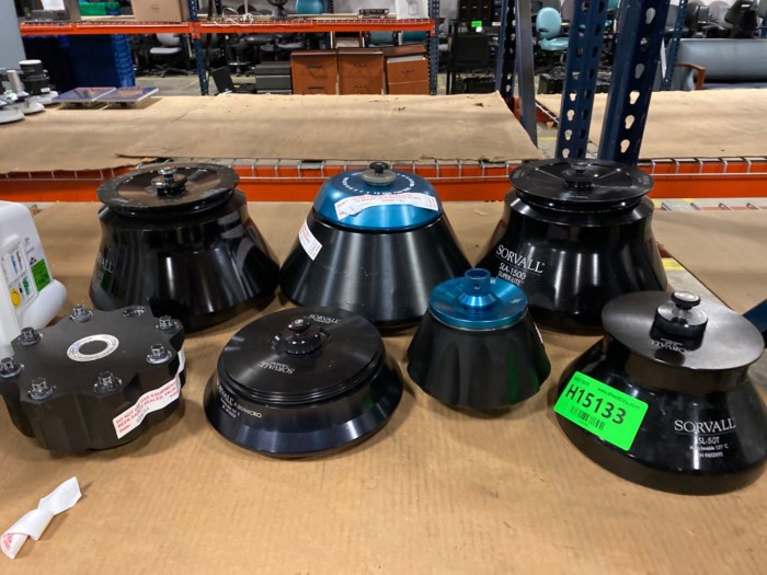 Assorted Centrifuge Rotors for sale