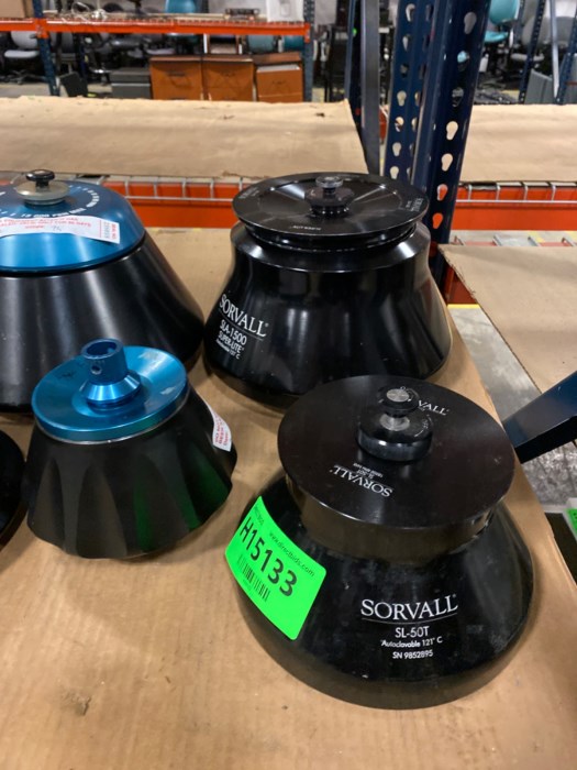 Assorted Centrifuge Rotors for sale