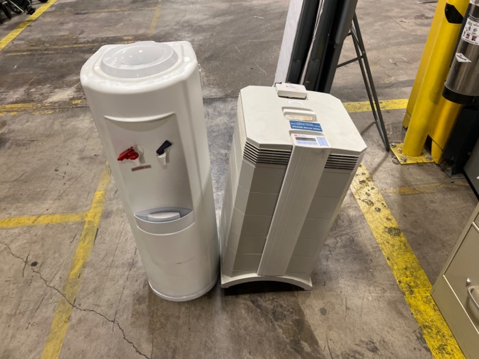 Assorted coffee makers & Water coolers for sale