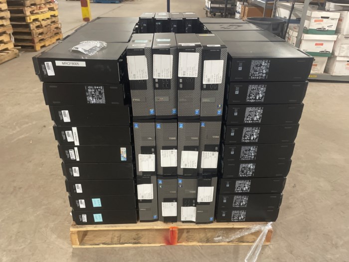 Assorted Computer Desktops (Lot of Approximately 90 Units) for sale