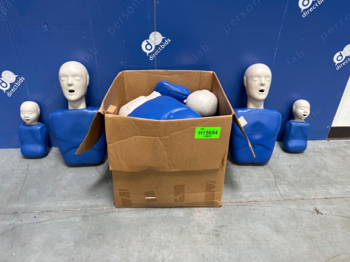 ASSORTED CPR DUMMIES (Adult/Child) for sale