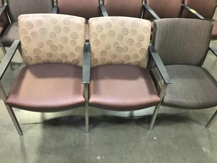 (9) Hospital Lounge Chairs for sale