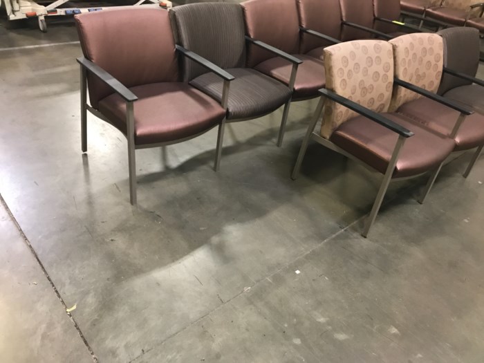 (9) Hospital Lounge Chairs for sale