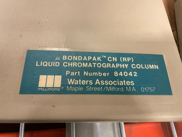 Assorted Liquid Chromatography Columns *Lot of 8* for sale