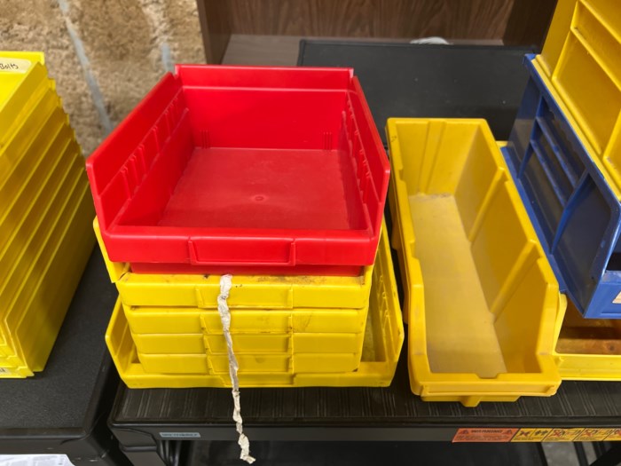 Assorted Plastic Storage Containers for sale