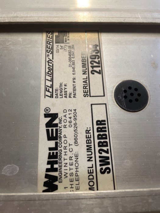 Assorted Police Car Parts & Accessories for sale