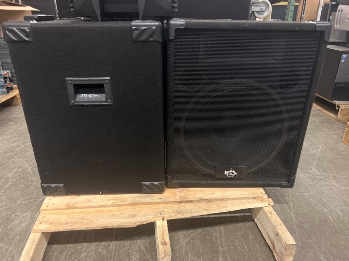 Assorted Speakers/Audio Equipment (Lot of 1 Pallet) for sale