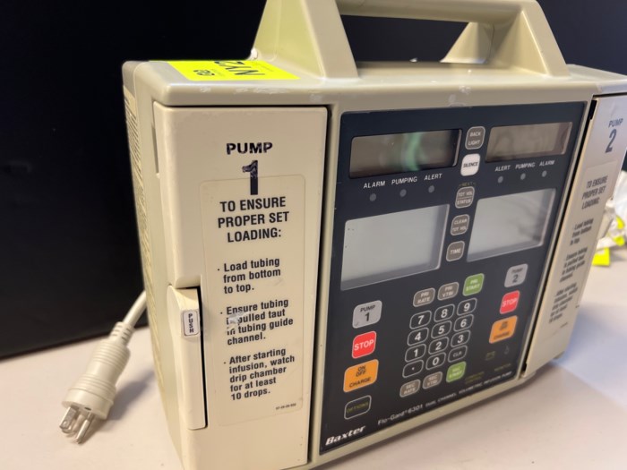 Baxter Floguard 6301 dual channel infusion pump for sale