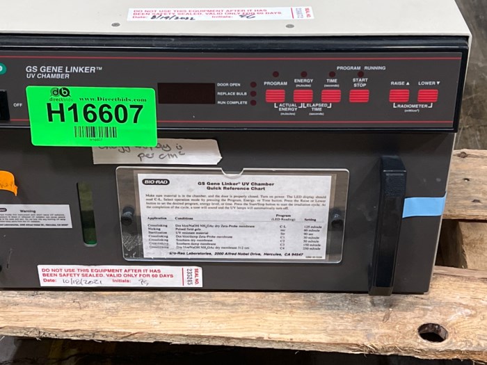 Bio-Rad GS Gene Linker UV Chamber for sale