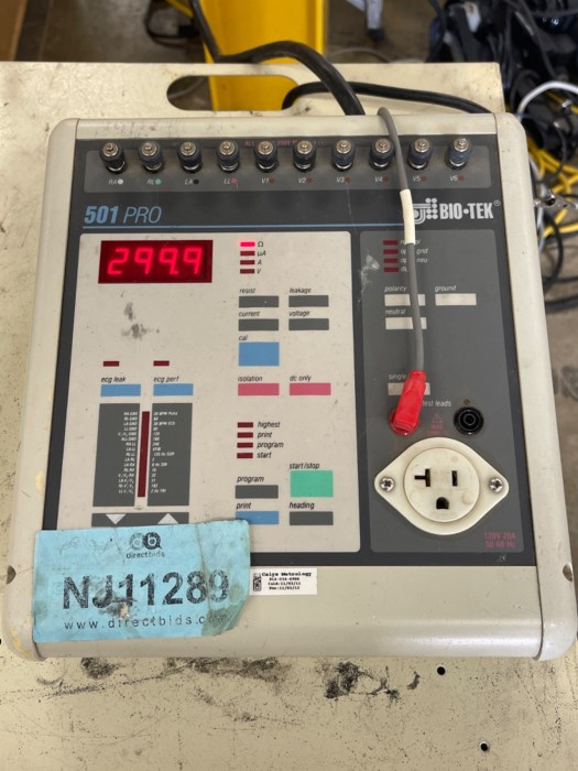 BioTek 501 Pro Electrical Safety Analyzer for sale
