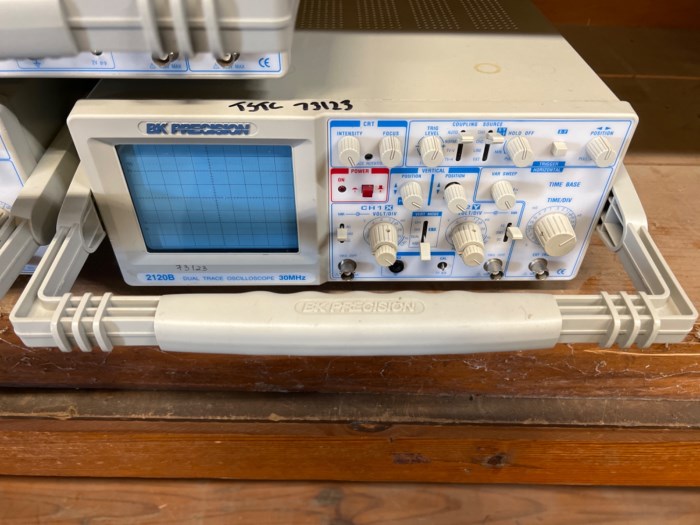BK Precision 2120B Dual Trace Oscilloscopes (Lot of 7 for sale