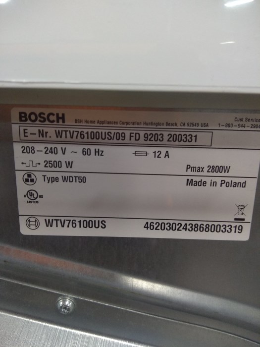 Bosch Axxis Washer and Dryer for sale