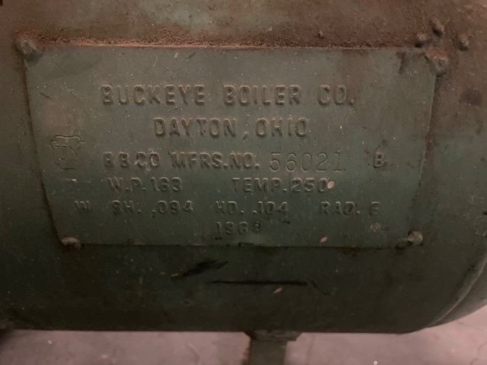 Buckeye Boiler Co. Air Compressor & Sprayer for sale