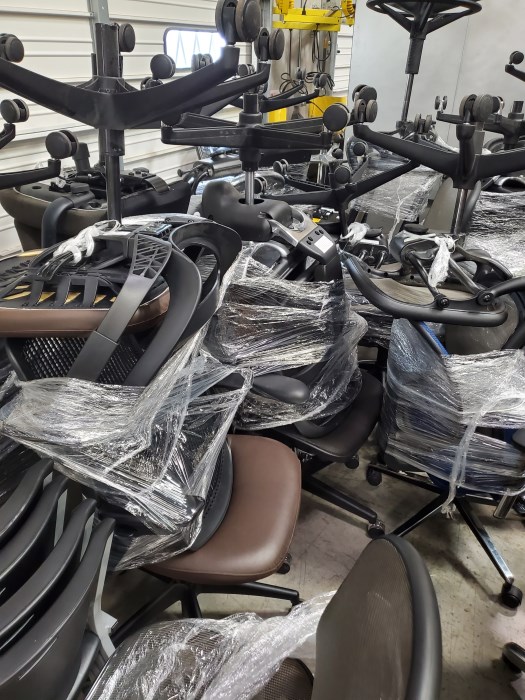 Bulk Lot of Assorted Office Chairs for sale