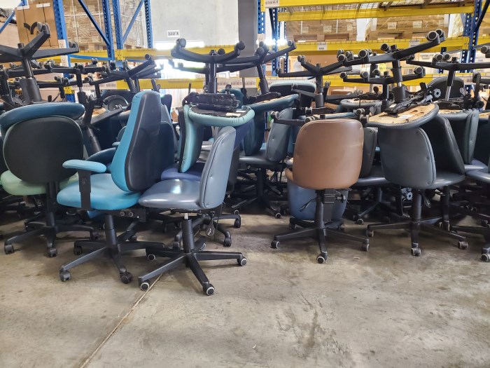 Bulk Lot of Assorted Office Chairs for sale