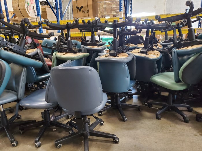 Bulk Lot of Assorted Office Chairs for sale