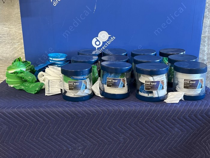 Centurion Eme-Bag Dispensers w/ Bags (Lot of Approximately 12) for sale