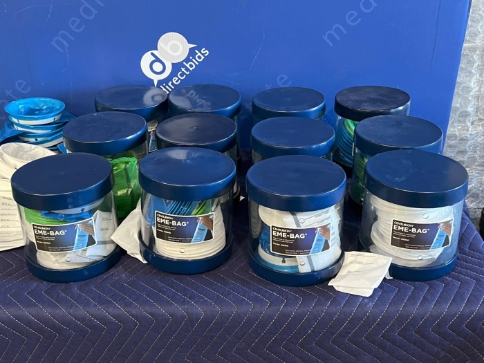 Centurion Eme-Bag Dispensers w/ Bags (Lot of Approximately 12) for sale