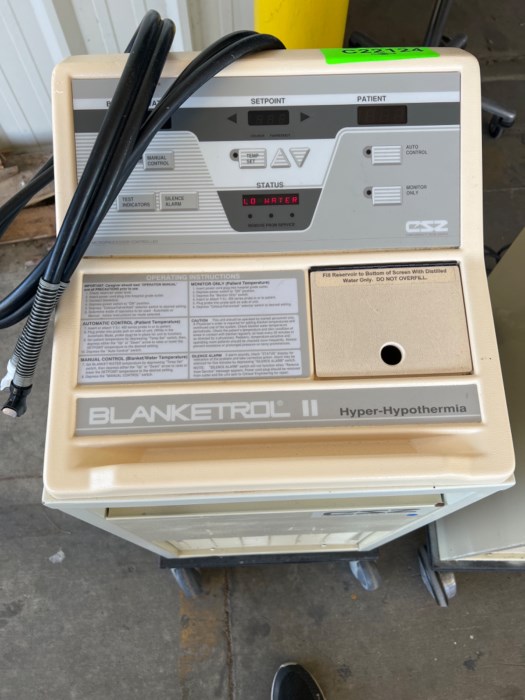 Cincinnati SubZero Blanketrol II HyperHypothermia Unit for sale