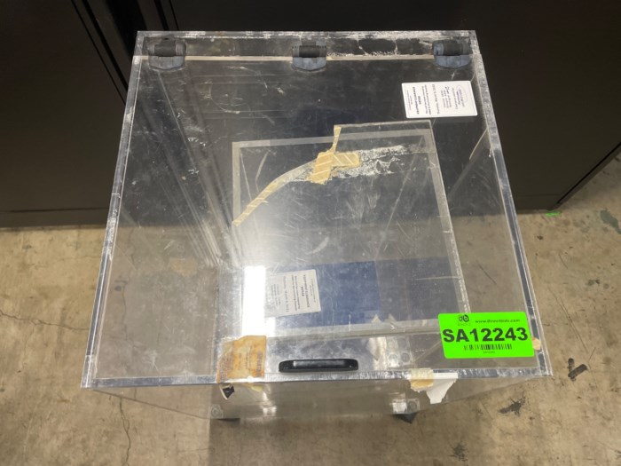 Clear Laboratory Boxes (Lot of 2) for sale