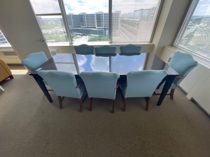 Conference Table & Chairs for sale
