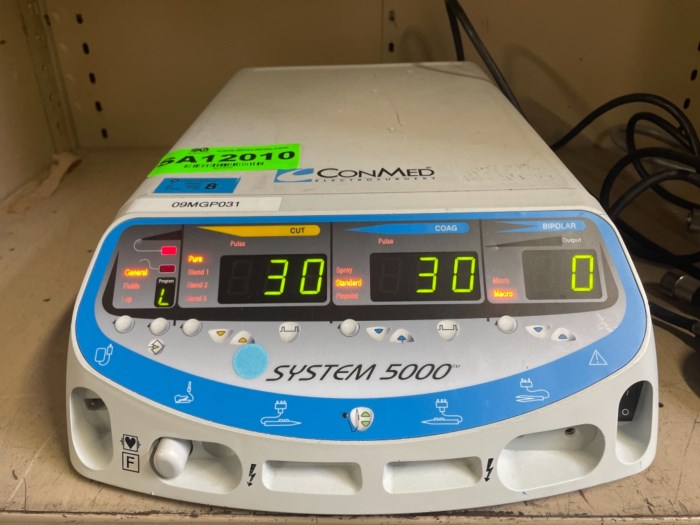 ConMed Electrosurgery System 5000 Electrosurgical Unit for sale