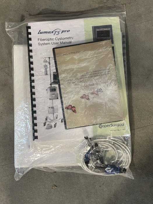 Cystometry System Cooper Surgical Lumax TS Pro Fiberoptic Cystometry System for sale