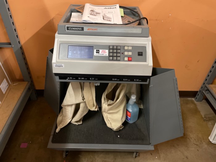 Cummins Jetsort Coin Sorter/Counter for sale