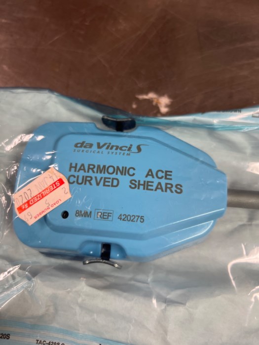 Da Vinci S Surgical Systems Harmonic Ace Curved Shears 8mm 420275 for sale