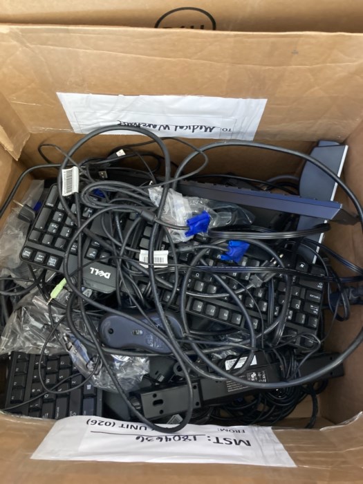 Dell Keyboards, Cameras, Cords, Hp Printer for sale