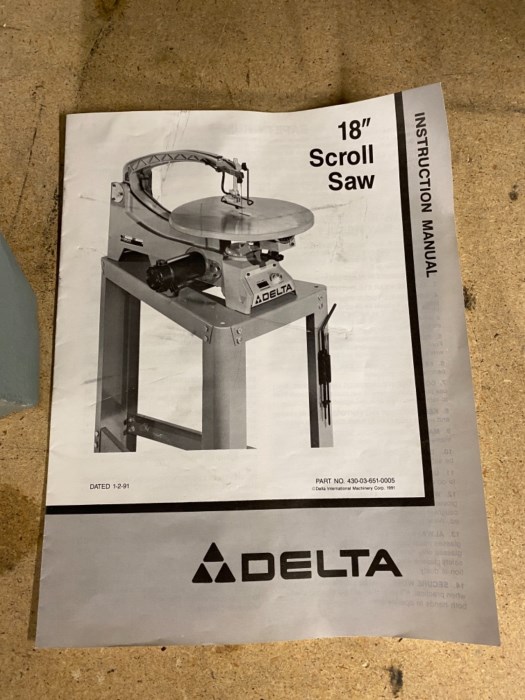 Delta Scroll Saw 18” for sale