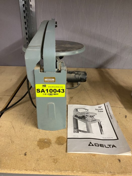 Delta Scroll Saw 18” for sale