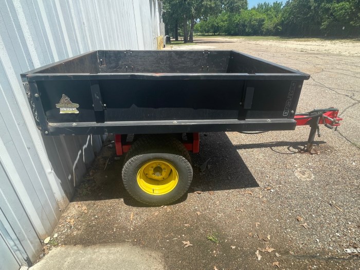 Dirt Cub Heavy Duty Utility Tow Behind Dump Cart for sale