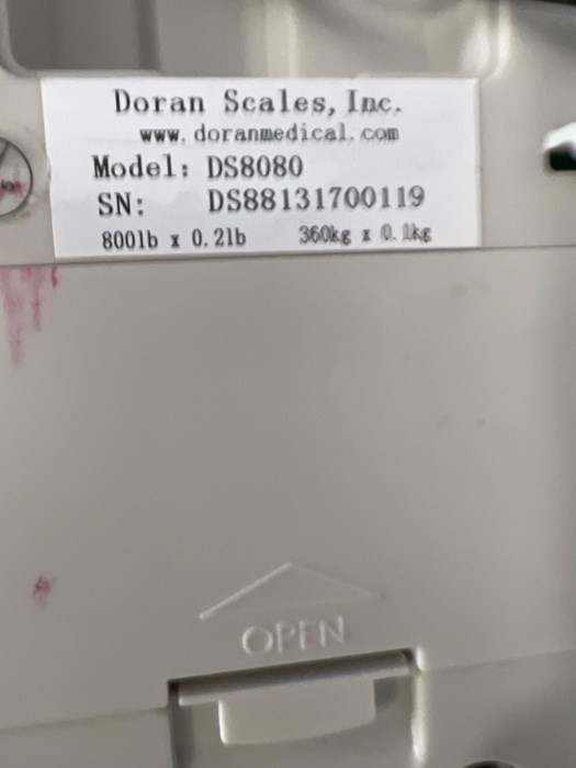 Doran Scales Model DS8080 Wheel Chair Scale for sale