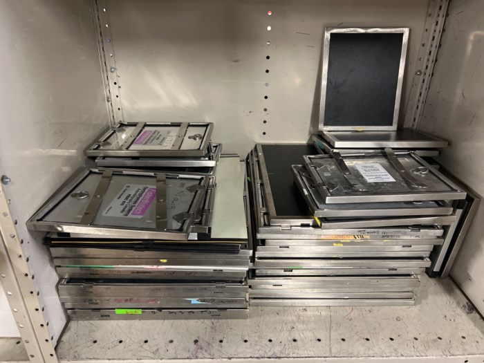 Electrophoresis Systems Autoradiography Cassettes (Lot of 1 Shelf) for sale