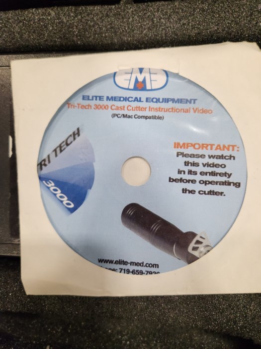 Elite medical equipment Tritech 3000 Cast Saw for sale
