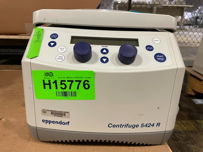 Eppendorf Centrifuge 5424 R for sale