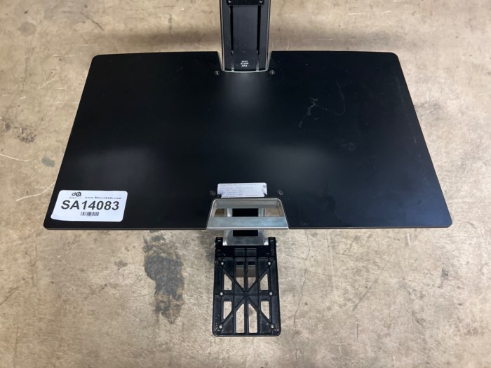 Ergotron dual monitor clamp on standing desk extension for sale