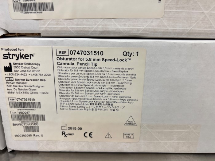 New in Box Stryker Endoscopy Instruments for sale