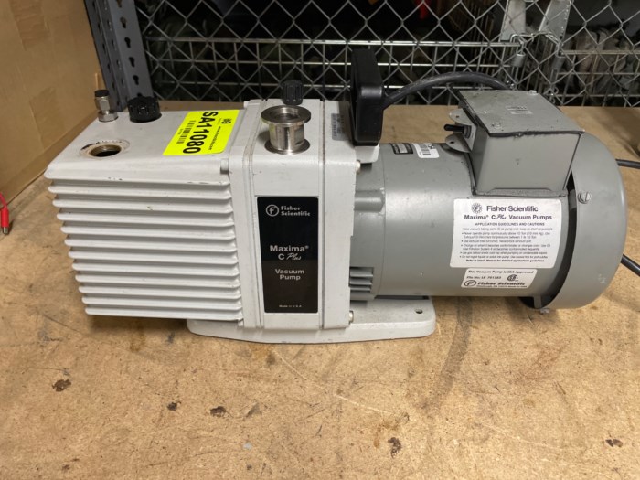 Fisher Scientific Maxima C Plus Vacuum Pump for sale