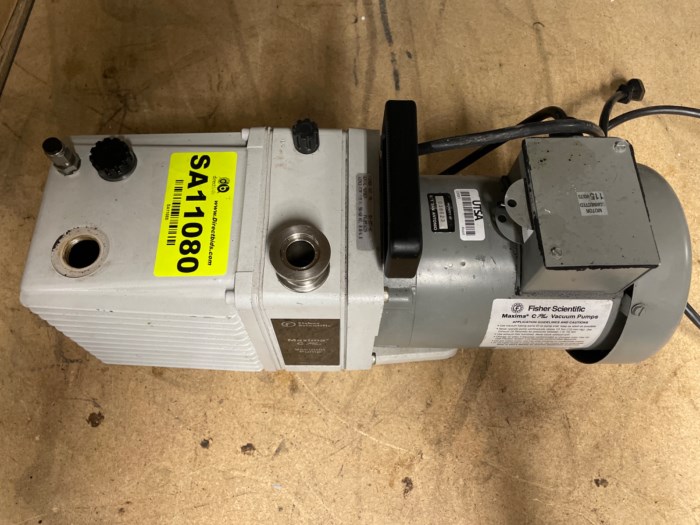 Fisher Scientific Maxima C Plus Vacuum Pump for sale