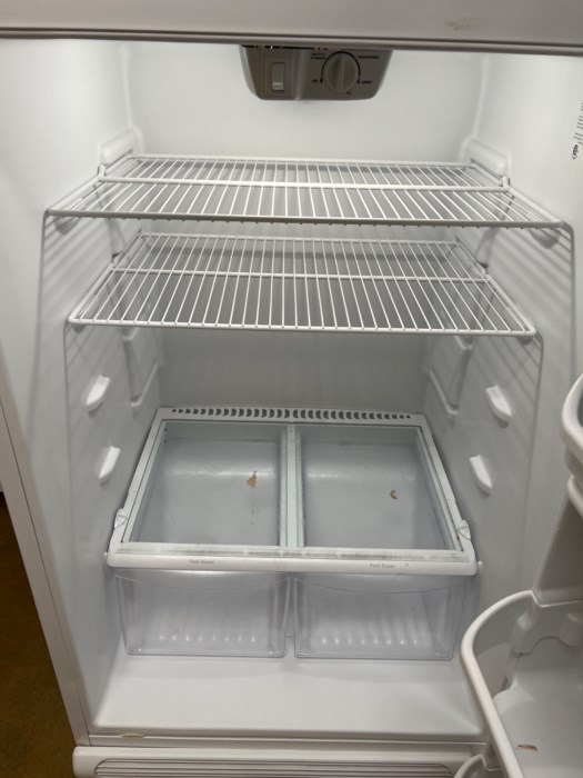 Frigidaire fftr1814twb 18 cu ft top freezer refrigerator for sale