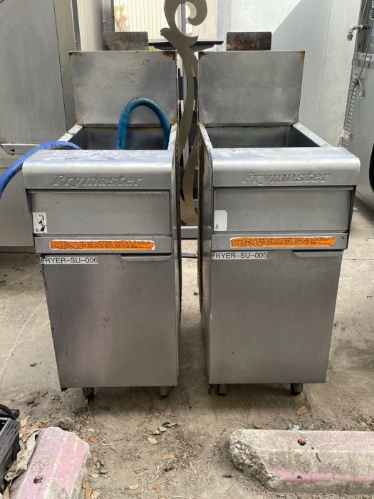 Frymaster Model PMJ145SD Single Unit Gas Fryer (Lot of 2) for sale