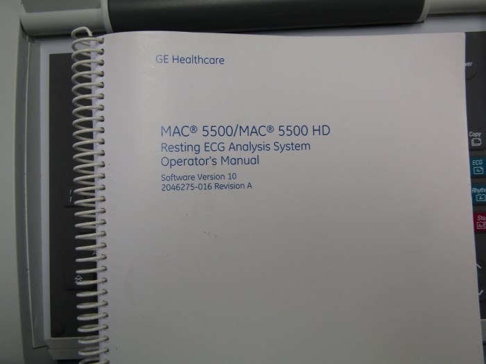 GE MAC 5500 HD for sale