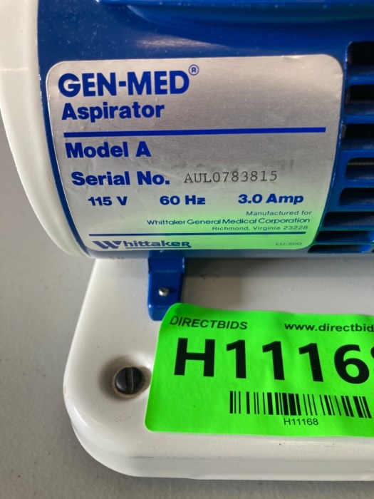 Genmed Aspirator Model A for sale