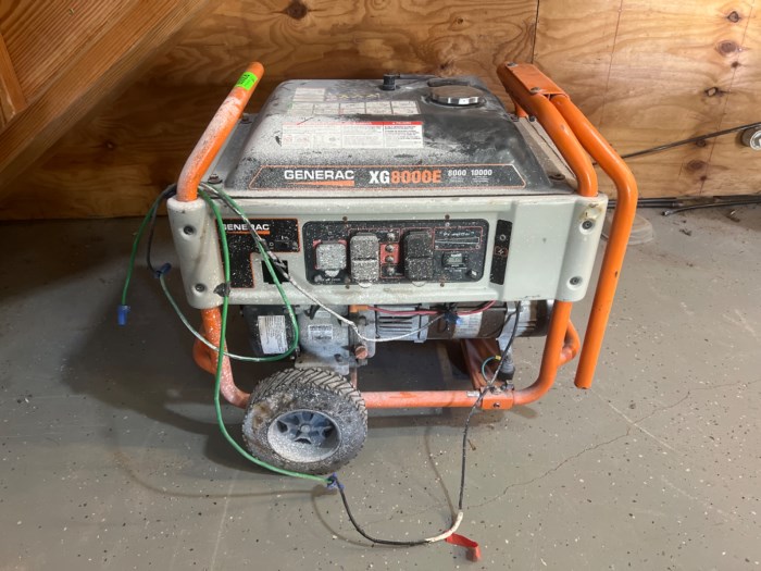 Generac xg8000e deals